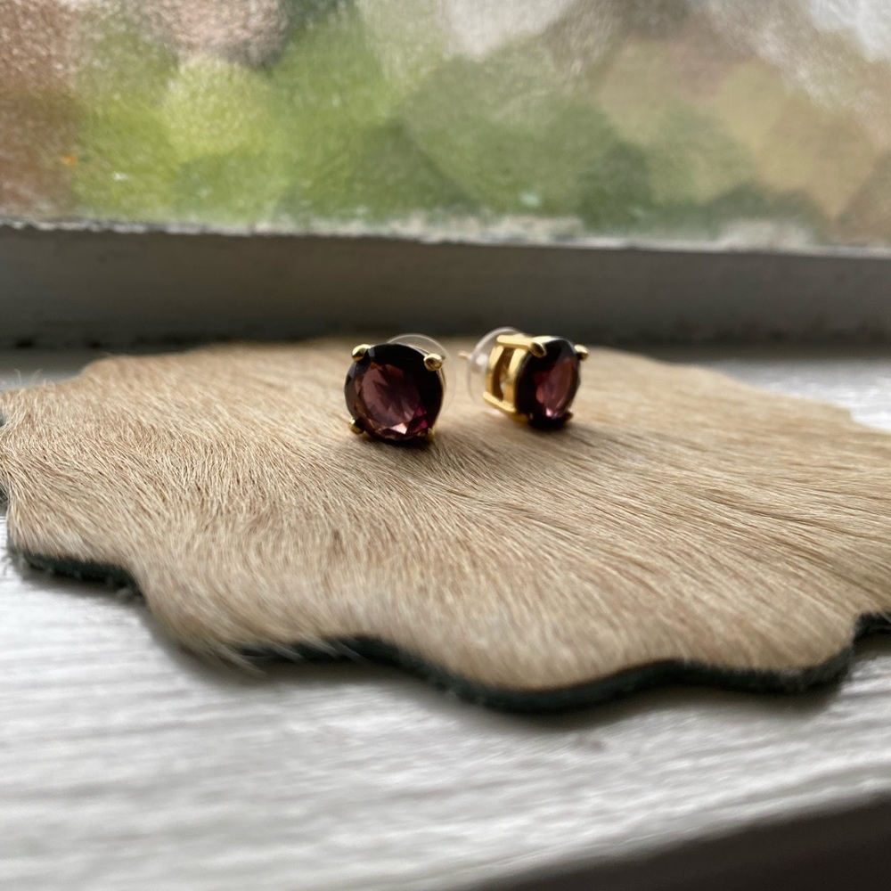 Kate Spade Purple Gumdrop Earrings